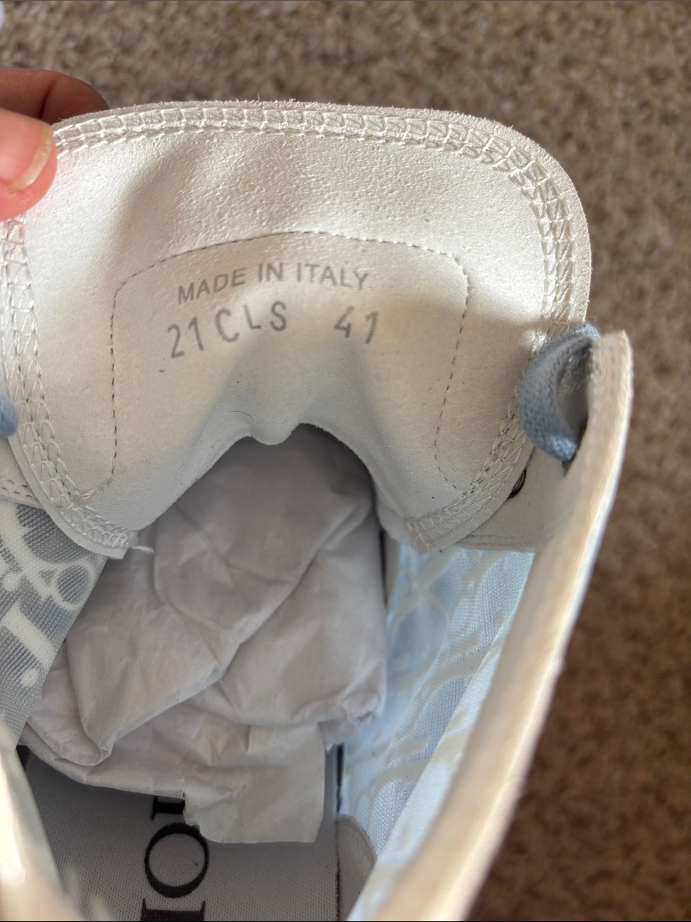 Dior B23 High Top Daniel Arsham sneakers. - Picture 7 of 10